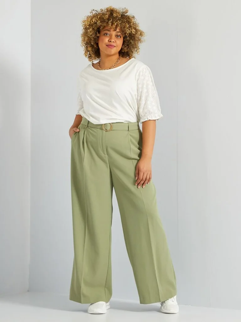 Le pantalon taille pour bien s'habiller quand on a du ventre