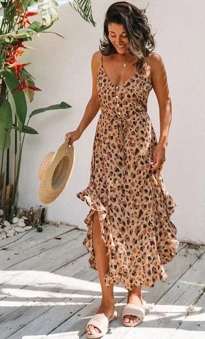 comment porter la robe léopard