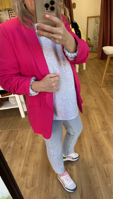 Blazer fuchsia femme – Image 4