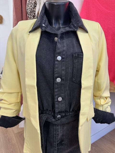 Blazer jaune femme – Image 2