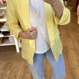 Blazer jaune femme