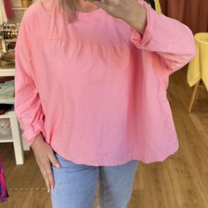 Blouse rose femme