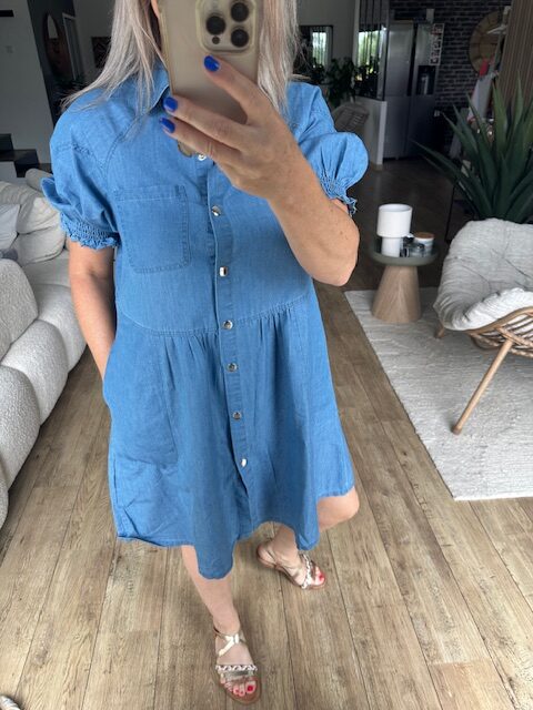 Robe Chemise denim légère