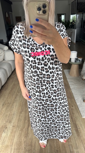 Robe Longue Léopard ICONIC